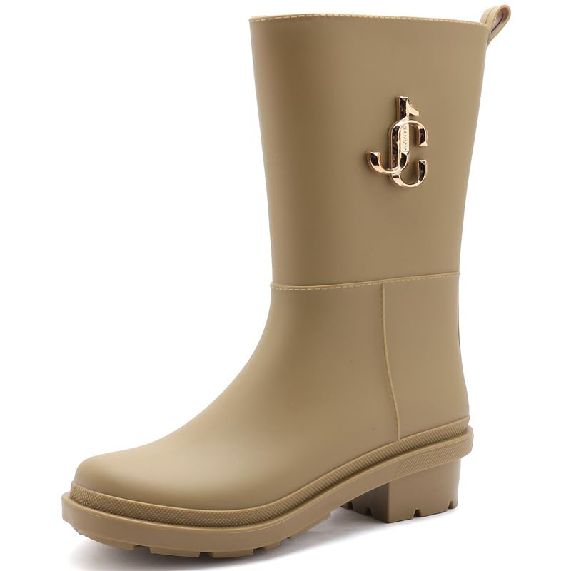 Stivali Da Pioggia Impermeabili Donna MGGMOKAY – Corti, In PVC Elastico, Suola Antiscivolo, Moda Per Giardino E Outdoor - 2