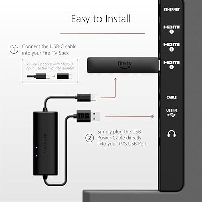 All-New Made for Amazon, USB Power Cable (Eliminates the Need for AC Adapter)