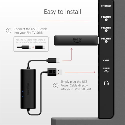 Image of All-New Made for Amazon, USB Power Cable (Eliminates the Need for AC Adapter)