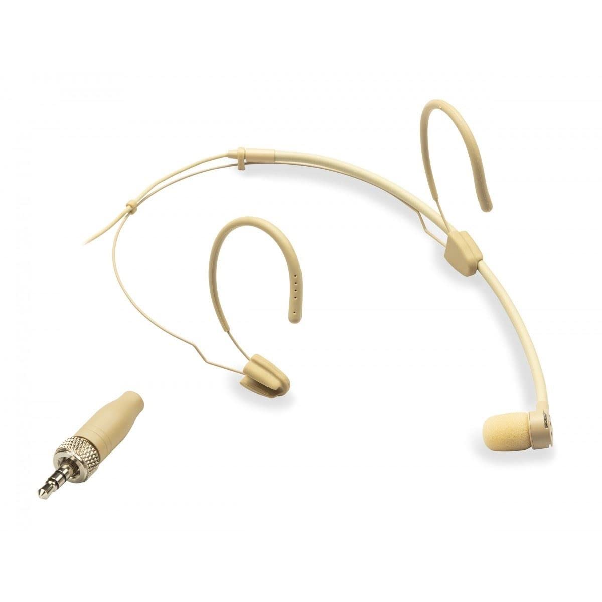 VISAGE-C01B BG BEIGE - microfono cardioide ad archetto dotato di connettore mini-jack 1.8" trs con ghiera