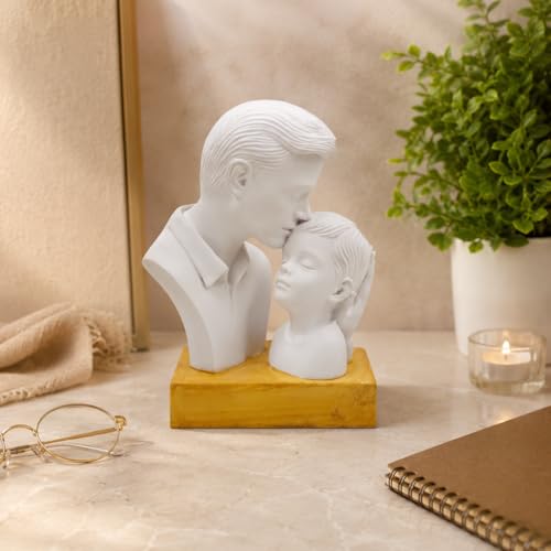 Image of CraftVatika Gift for Father Son Statue Showpiece, Father Son Gift, Home Decor Items, House Warming Gifts Father's Day Birthday Gift for Man Dad Papa Daddy, Gifts for Him