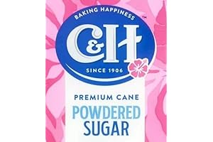 C&H Pure Cane Powdered Sugar, Ideal for Baking, 4 lbs