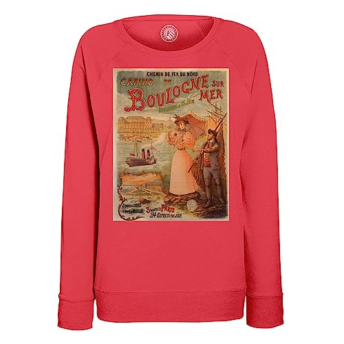 Sweatshirt Femme Casino Boulogne au design affiche rétro chic