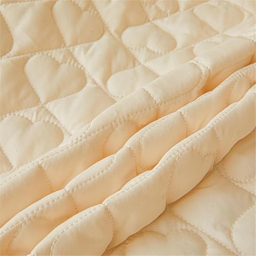 Drap-housse matelassé anti-plis à volants en microfibre 150x200 - 6