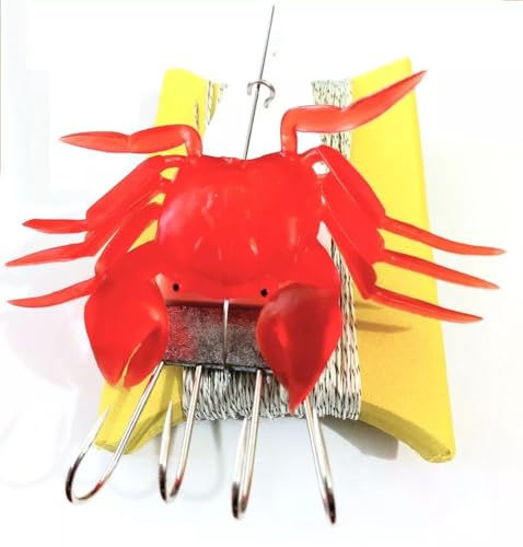 Caratteristiche tecniche: lunghezza: 18cm larghezza: 5cm dimensioni massime granchio: 12X7cm peso totale: 168gr
