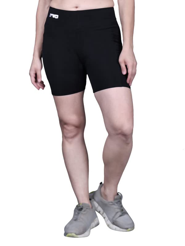 dywer Women's High-Waist Yoga Shorts | Stretchable Workout & Running Shorts with Side Pockets | Moisture-Wicking, Quick-Dry Gym & Activewear for Women-picture-20