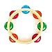 DJECO Animambo Tambourine Music Instrument - Colorful Toucan Design Toddler Educational Musical Toy for Listening, Creativity, Motor Skills & Coordination - Baby Toys for Girls & Boys, 18 Months+