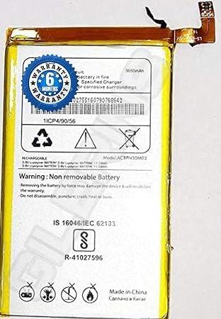 Image of THE BATTERY STORE Orignal Battery for Micromax Canvas 6 (E485) Battery with 6 Months Warranty and High Capacity Battery Backup Carefully Check Your Phone Model and Purchase (for MICROMAX E-485)