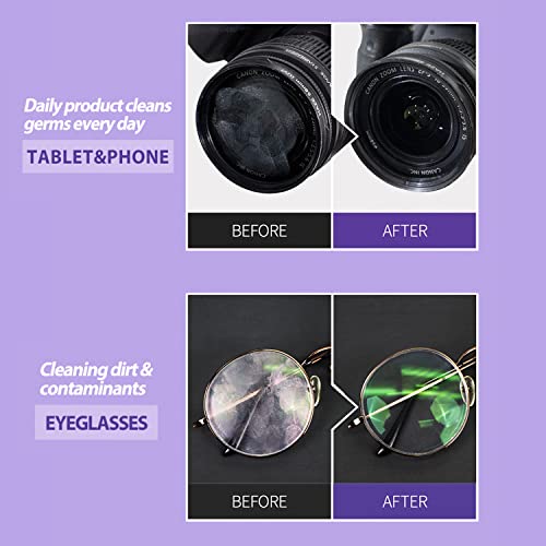 Pure-Aid Lens Wipes, Cleans Eyeglasses, Camera Lenses, Smart Phones And More - 100Ct (Individually Wrapped Wipes) Per Pack (1Pk) Stocking Stuffers Gift #TOP1