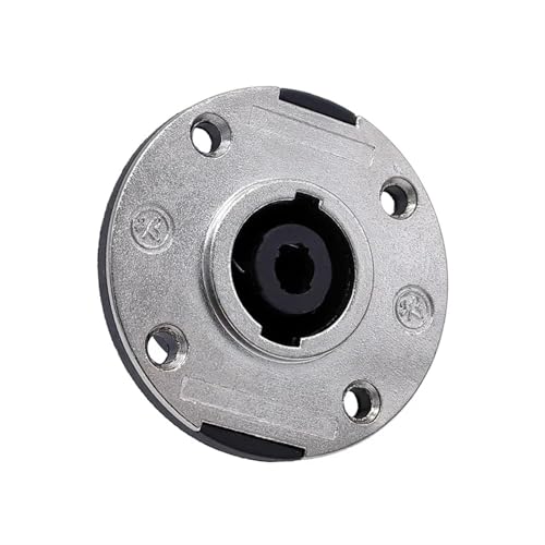 Conector hembra de audio de 4 pines con base redonda para enchufe de 4 polos Tipo E (10 piezas) 6