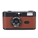 Zopsc 35mm Film Camera for Photography, 28MM F/8 Lens Vintage Style Reusable 35mm Camera with Films for Beginners Students Adults, Built in Flash