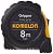 Komelon PG85 8m by 25mm Metric Gripper Tape, Black