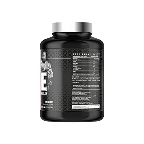 Dexter Jackson Black Series Isolate Protein Powder | Hydrolyzed Whey Protein Isolate | Gluten-Free | 76 Servings, 5 lbs, 2268g,Chocolate Shake Flavor