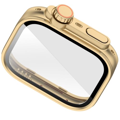 スマートウォッチシェル PC ガラス防塵ケースガード時計フィット 4 スクリーンプロテクターフレームシェル安全なクイック着脱落下防止スマートウォッチプロテクター