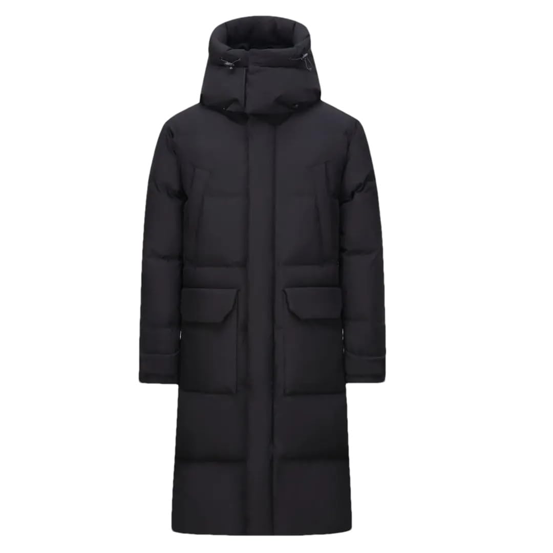 Suwequest Inverno Spesso Caldo Lungo Coppia Piumini Donna Anatra Bianca Giù Stile Utensili Giù Cappotti