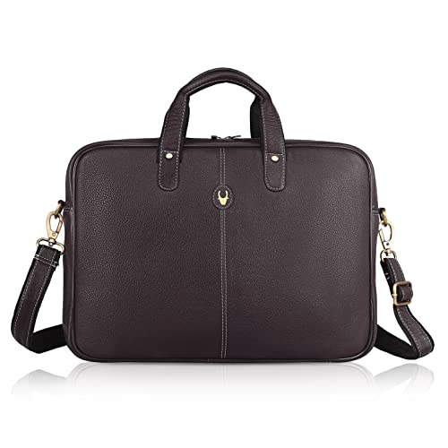 Image of WildHorn Leather Laptop Messenger Bag for Laptop /MacBook up to 15 inch| Padded Laptop Compartment |Office Bag I 365 Days Warranty