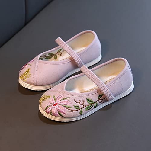 Kids Slip on Rubber Shoes Girls Flat Bottomed Embroidered Sandals Fashionable Costume Children Sliders Sandals2