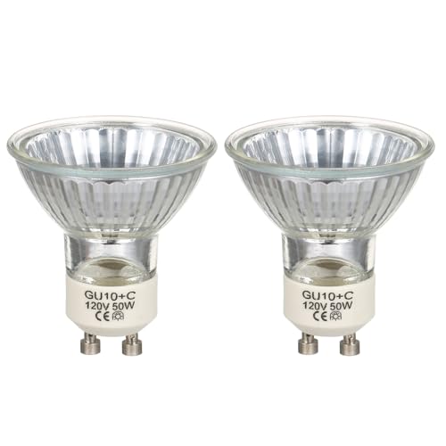 Kavolet 2PCS 50W Candle Warmer Lamp Bulb Replacement,GU10 Led Bulbs,Light Bulb for Candle Warmer Lamp