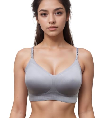 Image of Viola's Secret 6 Pack of Color Print T-Shirt Bras B Cup C Cup and D Cup