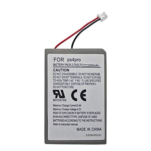 Ostent 3.7V 1000Mah Rechargeable Li-Ion Battery Pack Replacement For Sony Ps4 Pro Slim Bluetooth Wireless Dual Shock Controller Second Generation Cuh-Zct2 Or Cuh-Zct2U New 2016 Version #TOP1