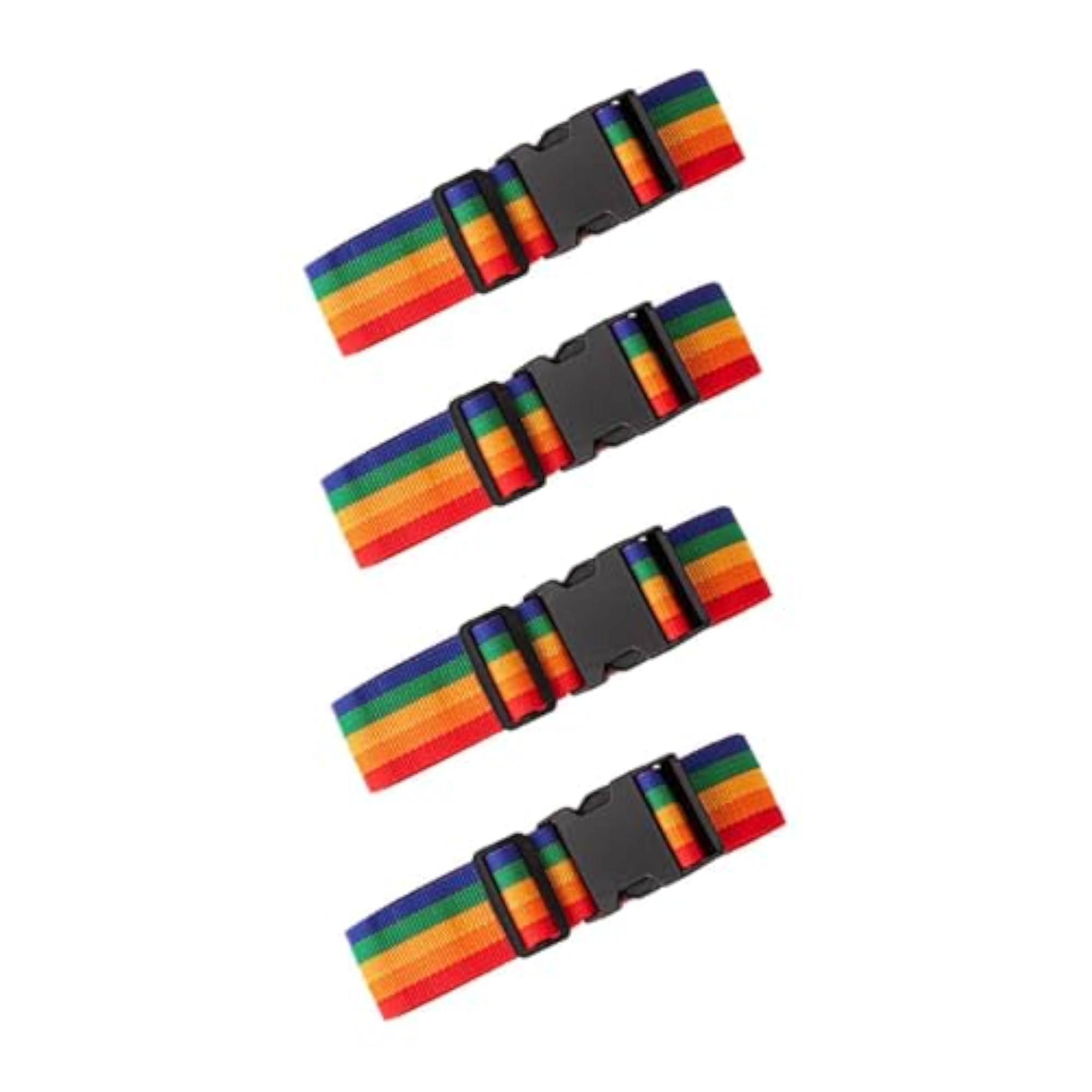 4Pcs Adjustable Luggage Straps for Suitcases