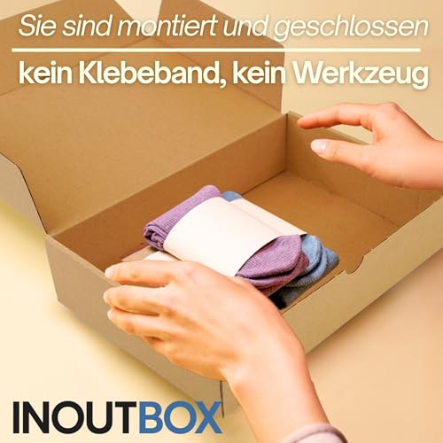 Kartons Versand | Versandkartons Klein 10Pcs | Maxibriefkarton | Verpackungskartons | Warensendung Karton | Geschenkbox Kraftpapier | Faltkarton | Pakete für Versand | Cardboard Box 17x16,5x6cm