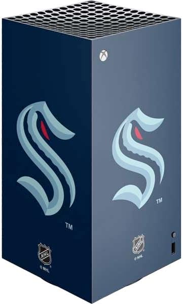Skinit Decal Gaming Skin Compatible with Xbox Series X Digital Edition Console - Officially Licensed NHL Seattle Kraken Lineup Design