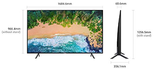 Image of Samsung 189 cm (75 inches) 7 Series 75NU7100 4K LED Smart TV (Black)