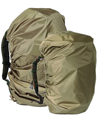 Funda impermeable para mochila MIL-TEC color Coyote miniatura 1