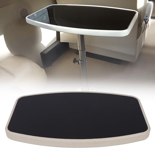 Luocute Abnehmbarer Bootstisch, 600 X 380 Mm, Quadratisch, für Pontons, Bootstisch, Marine-Wohnmobil-Tischplatte, Große Tischplatte aus Acryl mit Verspiegelter Schwarzer Oberfläche,