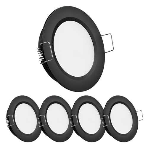 Obeaming 4 x LED Einbaustrahler 12V Spot 2,5W 3000K Wohnmobil Boot...