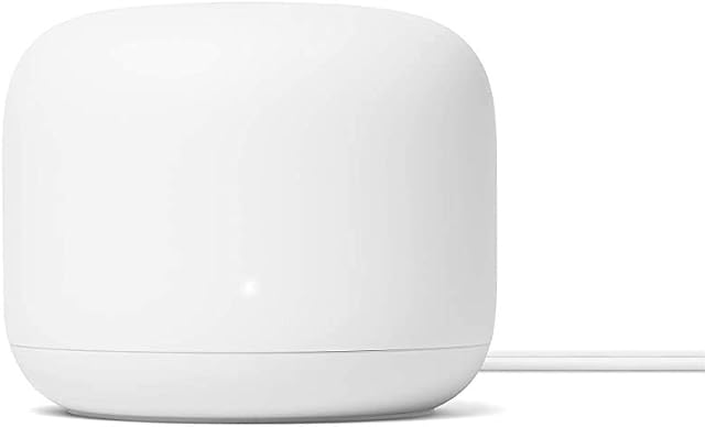 Google Nest WiFi Router 4x4 AC2200 Mesh Wi-Fi Router with 2200 sq ft Coverage (Renewed)