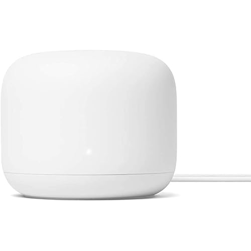 Google Nest Bluetooth WiFi Router – 4x4 AC2200 Mesh Wi-Fi Router with 2200 sq ft Coverage (Renewed),dual band