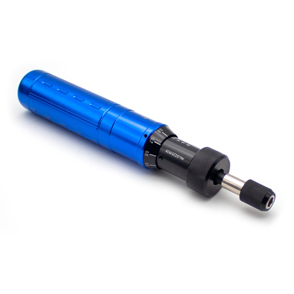 Toplionace Juego de Destornilladores Dinamométricos Preajustados con Liberación Automática, Llave Dinamométrica de Precisión para Un Apriete Antideslizante y Medición de Fuerza.