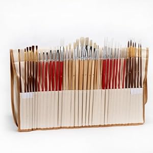 Exceart 38er Künstlerpinsel Set Abgeschrägte Pinsel