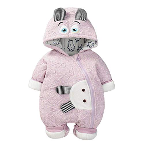 Combinaison bébé d'hiver anti-froid | Barboteuse en coton pour nouveau-né 0-14 mois