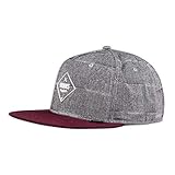 gerader Schirm Djinns - Checkfish (Black) - Snapback Cap Baseballcap Hat Kappe Mütze Caps