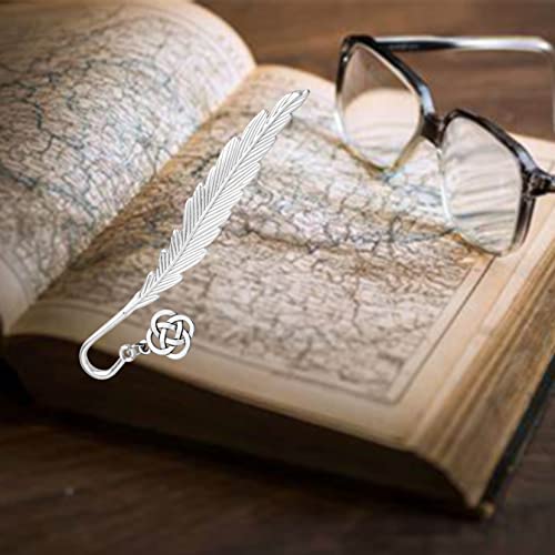 Celtic Knot Bookmark Readers Book Nerd Bookmark Irish Blessing Gifts For Friend Family Bookworm Gifts (Silver) #TOP5