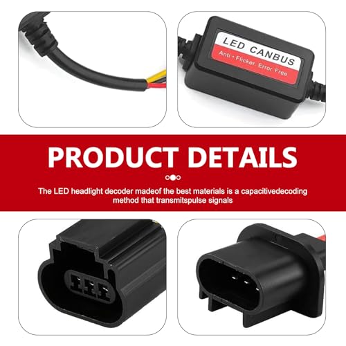 Descodificador LED para autos H13/9008, 2 piezas miniatura 3