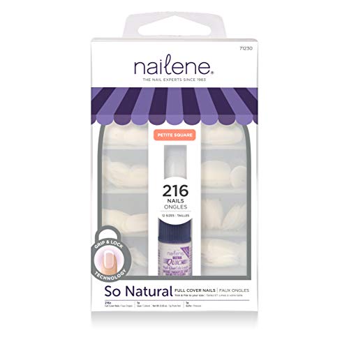 Nailene Full Cover Nails Kit, Petite Square 1 kit