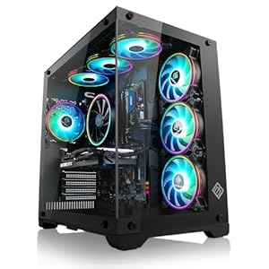 Gaming PC mit Windows 11 Home | AMD Ryzen 7 5700X 8×3.4GHz | GeForce RTX 4070 | 1000GB M.2 NVMe | 32GB DDR4 RAM | Computer für Zocker, Gamer Desktop Rechner zum Spielen | A10110