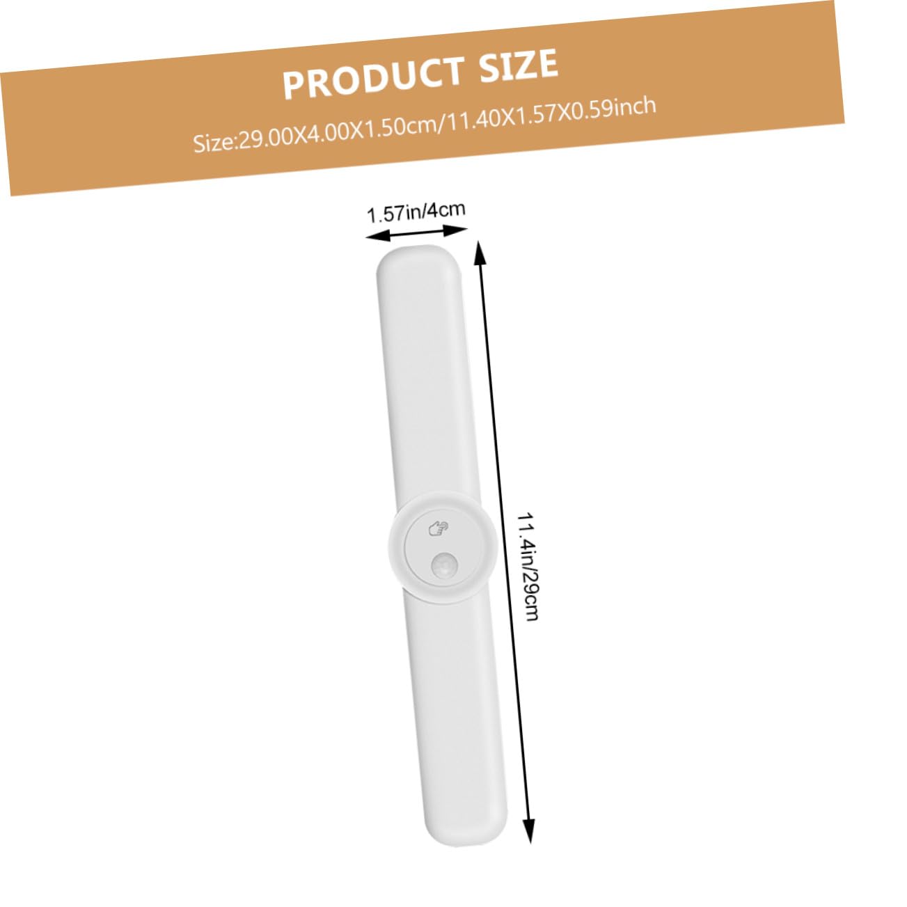 SOIMISS Lampada Sottopensile LED a Striscia Lunga Sensore di Movimento, Alimentata Via Usb, Materiale Abs e Pc, per Armadio e Cucina