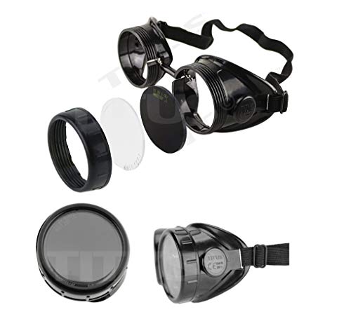 Titus Cup Type C Frame Industrial Quality Welding Goggles Ir/Uv Green #5,7,8,9,10,11,12,13 Or 14 Filter #TOP1