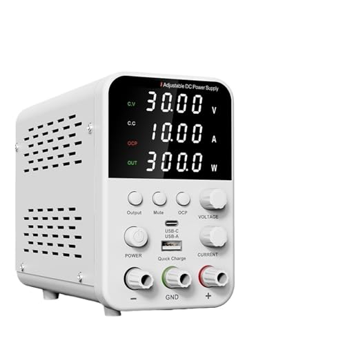 プログラマブルDC電源 DC 電源 可変調整可能スイッチング安定化電源 (30 V 0-10A) エンコーダ付 Coarse & Fin (Color : BPS 60V 5A-W)