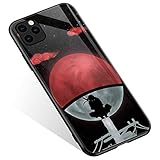 iPhone 11 Case,Anime Cartoons 388 Pattern Design iPhone 11 Cases, Tempered Glass Back + Soft Silicon