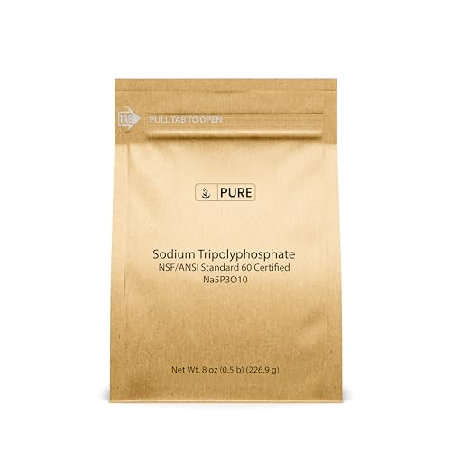 Pure Original Ingredients Sodium Tripolyphosphate (8 oz) Powerful Cleaning Agent, Water Softener, Laundry Additive