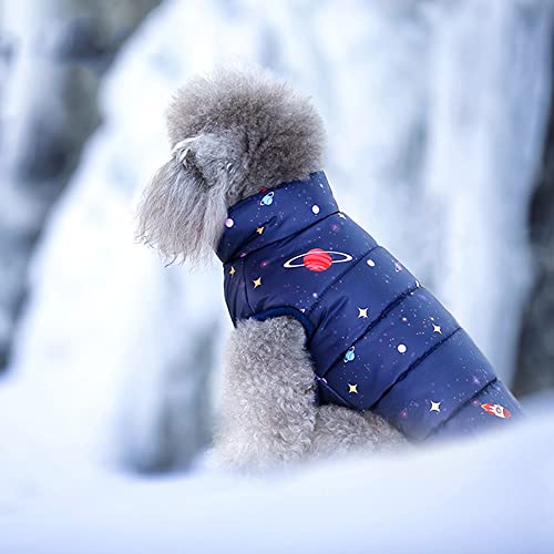 Pawstrip Dog Winter Coat Warm Dog Puffer Jacket Windproof Puppy Coats For Small Dogs Boy Cold Weather Dog Snow Suit Waterproof Pet Clothes For Medium Dogs Cute Dog Winter Vest #TOP5