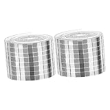 Autocollant miroir - la taille est appropriée pour le bricolage d'une boule disco, adaptée à la décoration de votre cuisine, salle de bain, chambre ainsi qu'à être utilisée pour vos projets d'artisanat, décoration murale DIY