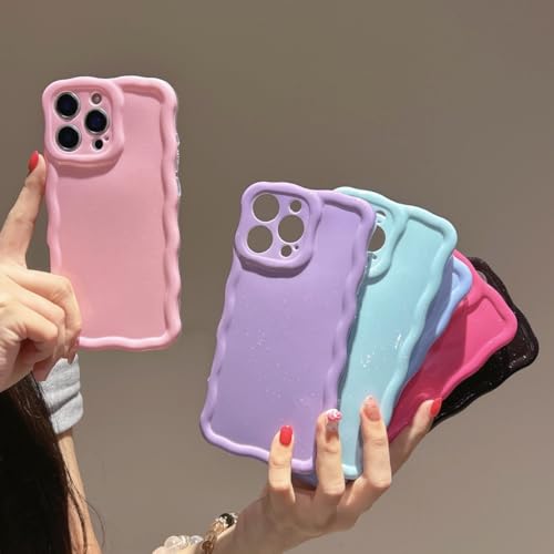 Coque iPhone 13 paillettes vert bonbon une touche de joie