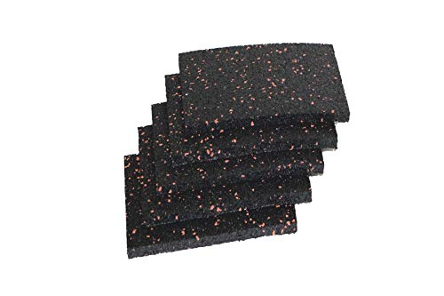 Antirutschmatten/Gummimatten - Antirutschstreifen - Palettenunterlage - Schwingungsdämpfer, rutschhemmend 200 x 100 x 8 mm zur Ladungssicherung 10er Pack zur Erhöhung des Reibungswiderstandes Cover